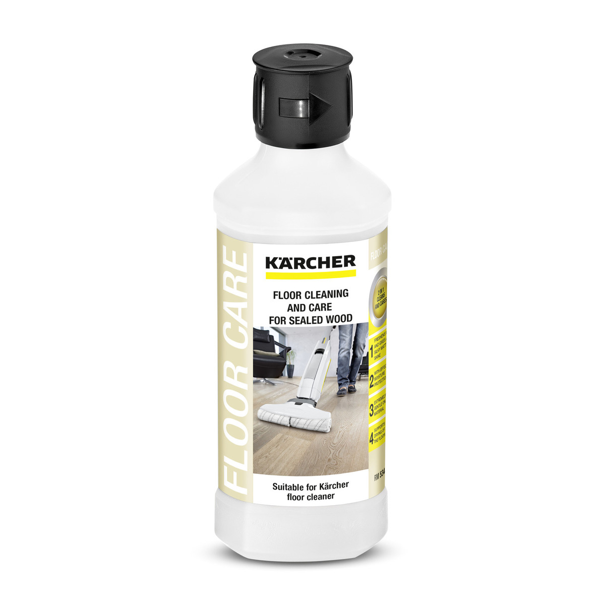 RM 534 – 0.5L, Floor cleaning & Care for sealed wood – Модон шал цэвэрлэгч, 0.5л